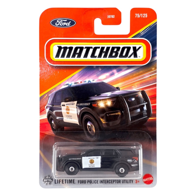 Matchbox Ford Police Interceptor Utility Imported Mainline 1:64 Scale