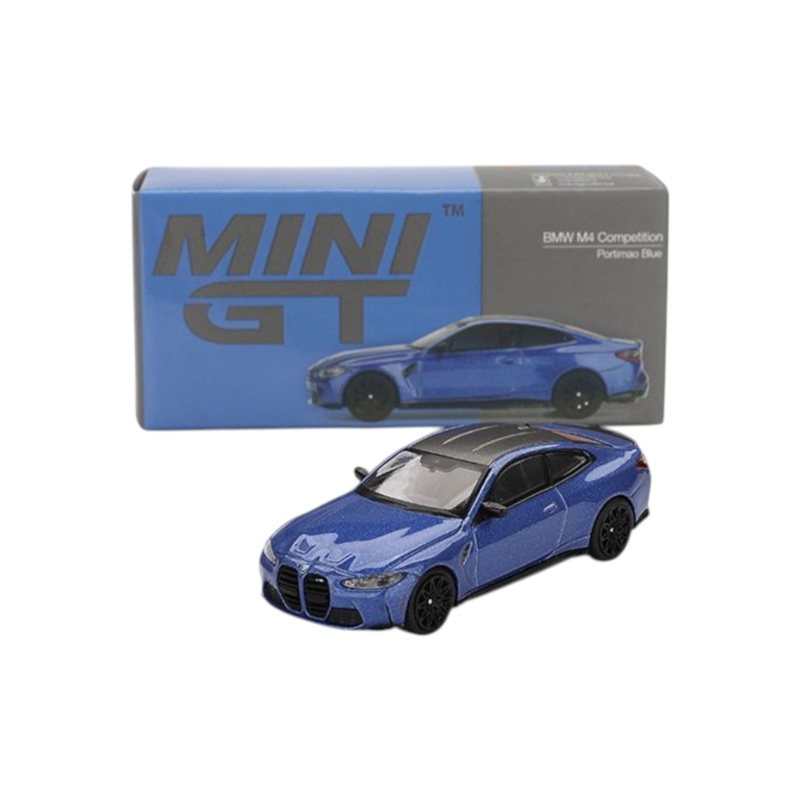 Mini GT BMW M4 Competition (Portimao Blue) 1:64 Scale