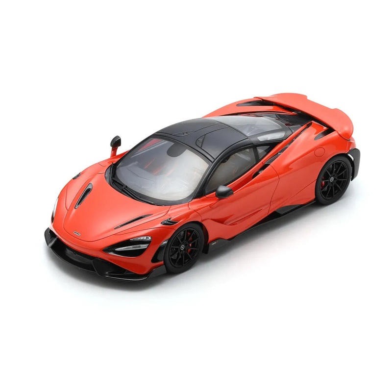 Schuco 2020 Mclaren 765LT Coupe Orange 1:18 WITH DISPLAY