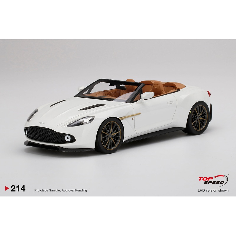 Topspeed 1:18 Aston Martin Vanquish Zagato Volante Escaping White