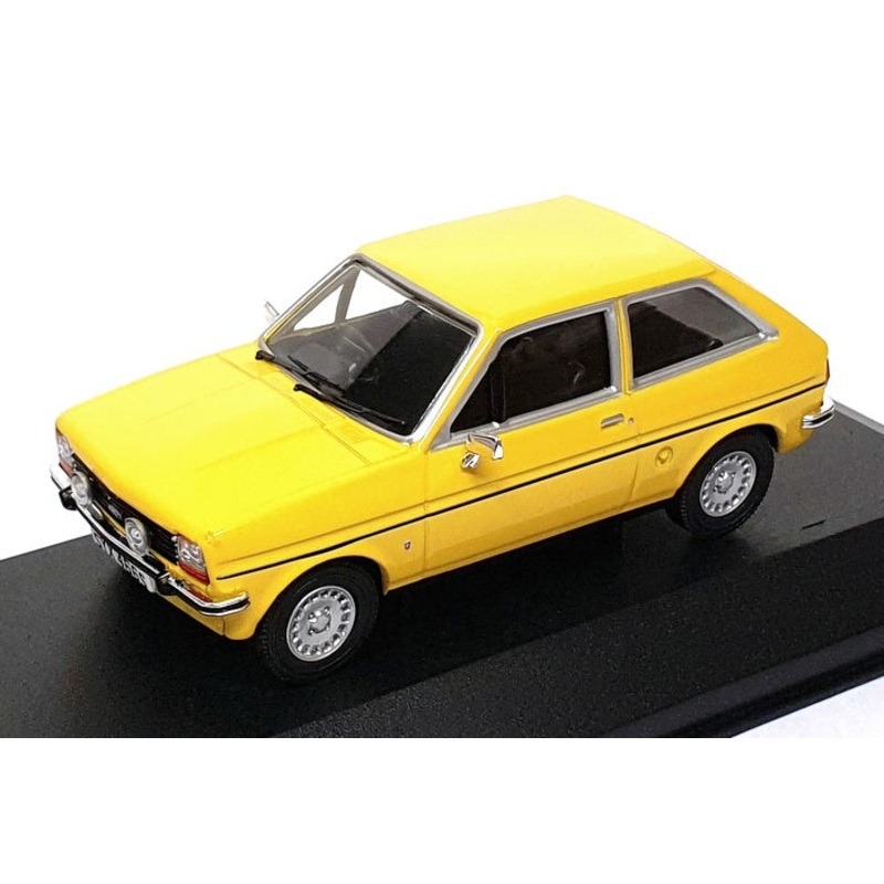 Vanguards 1/43 Scale VA12513 - Ford Fiesta MKI 1.1 Ghia - Signal Yellow