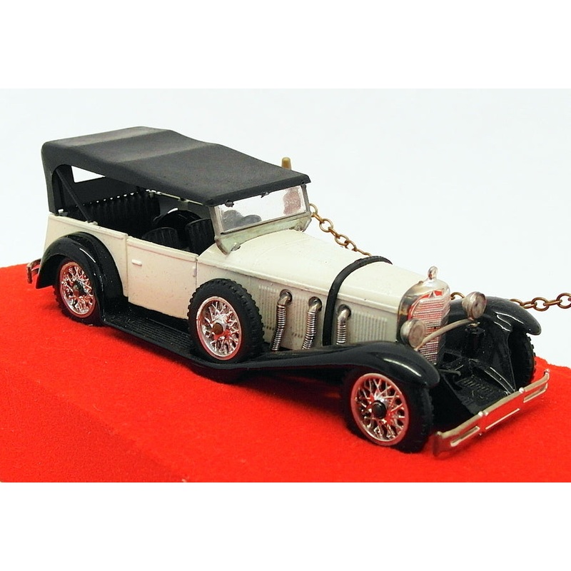 Verem 1/43 Scale Model Car 301 - 1928 Mercedes Benz - Black/White