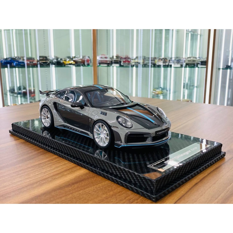 VIP Model Porsche 992 Stinger GTR Resin Model - Grey | 1/18 Scale