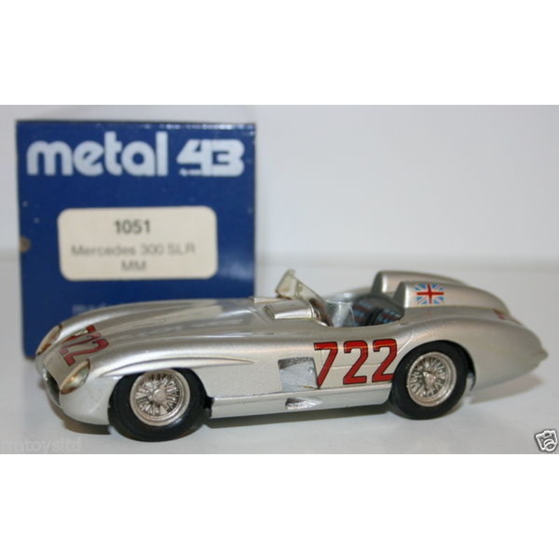 WESTERN MODELS 1/43 PROTOTYPE - M43 1051 - MERCEDES 300 SLR MM - #722 MOSS