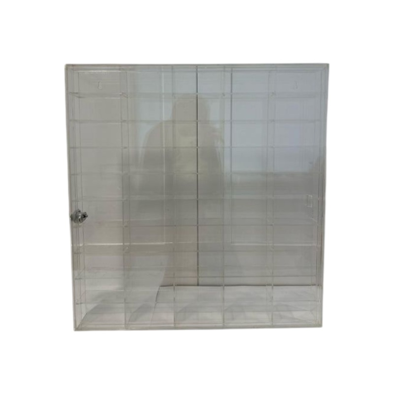 Acrylic Case For Storage holds 50 Cars  Locking System (Cars not Included)