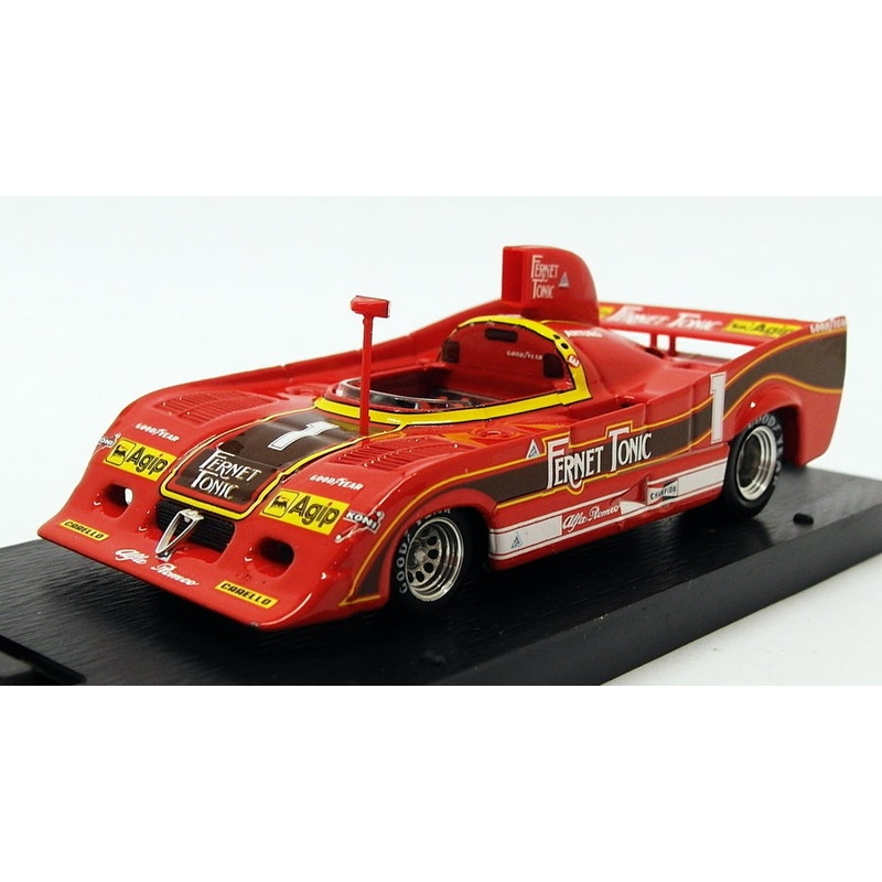 Brumm 1/43 Scale R283 - Alfa Romeo 33SC12 Coppa Florio 1977 - 1st A.Mezario