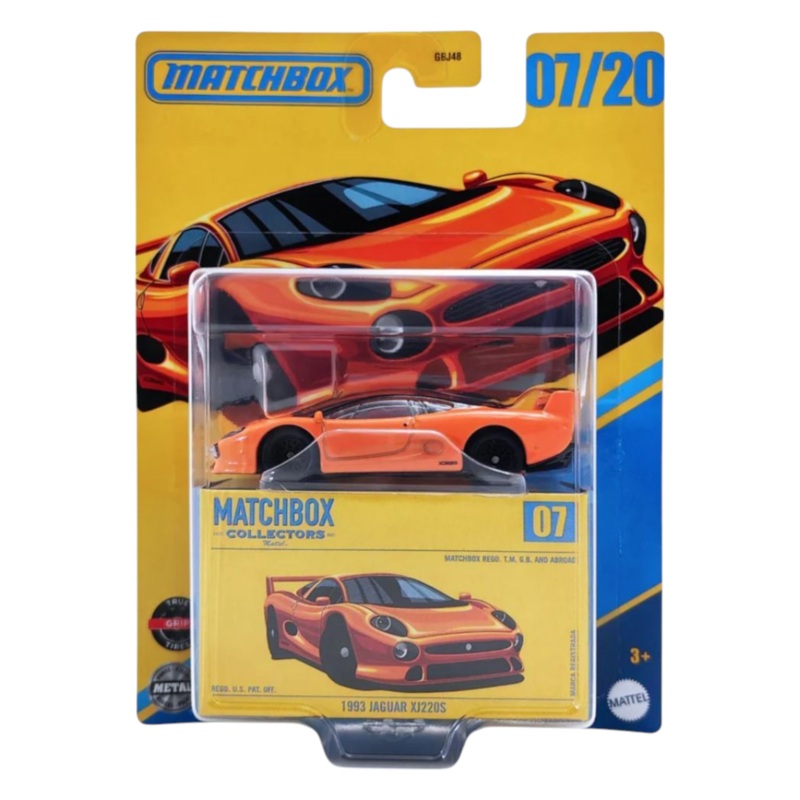 Matchbox Collectors Series 1993 Jaguar XJ220S 07/20 Imported Mainline 1:64 Scale