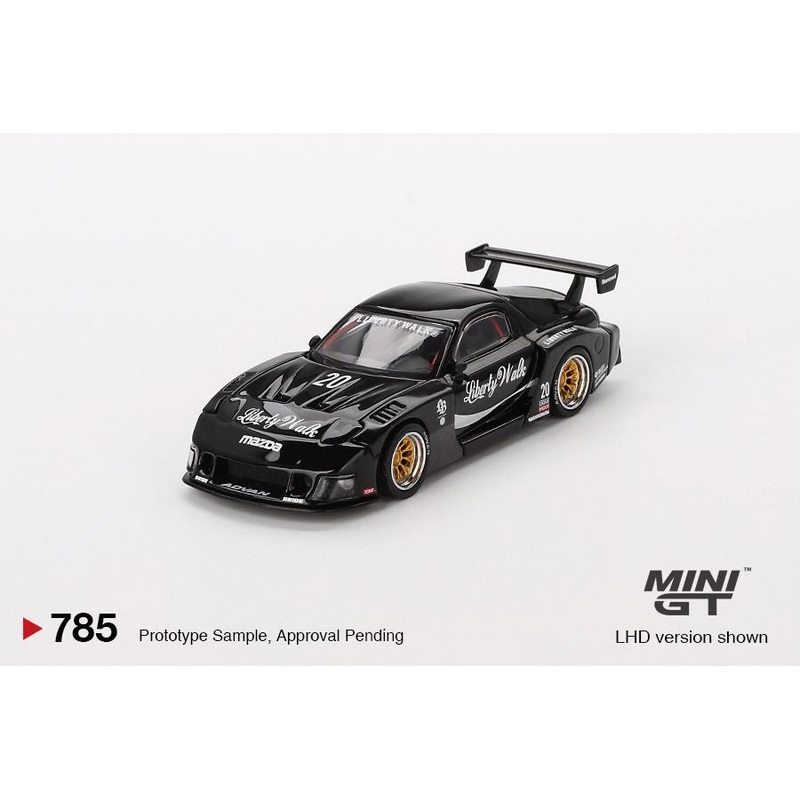 Mini GT 1/64 MAZDA RX-7 LB-Super Silhouette  Liberty Walk Black