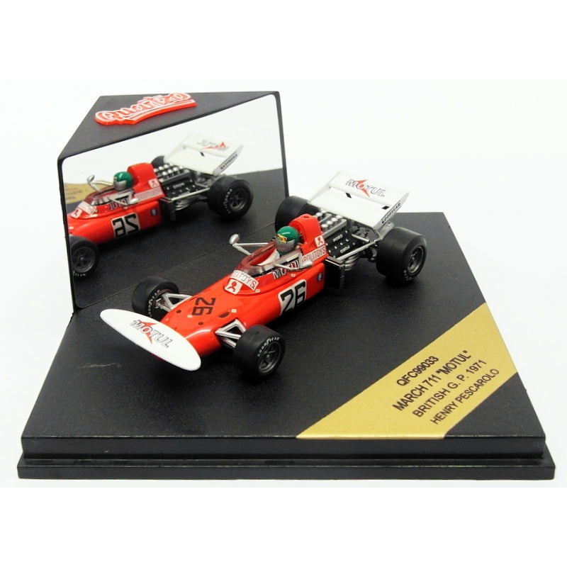 Quartzo 1/43 Scale QFC99033 - March 711 Motul British GP '71 H.Pescarolo