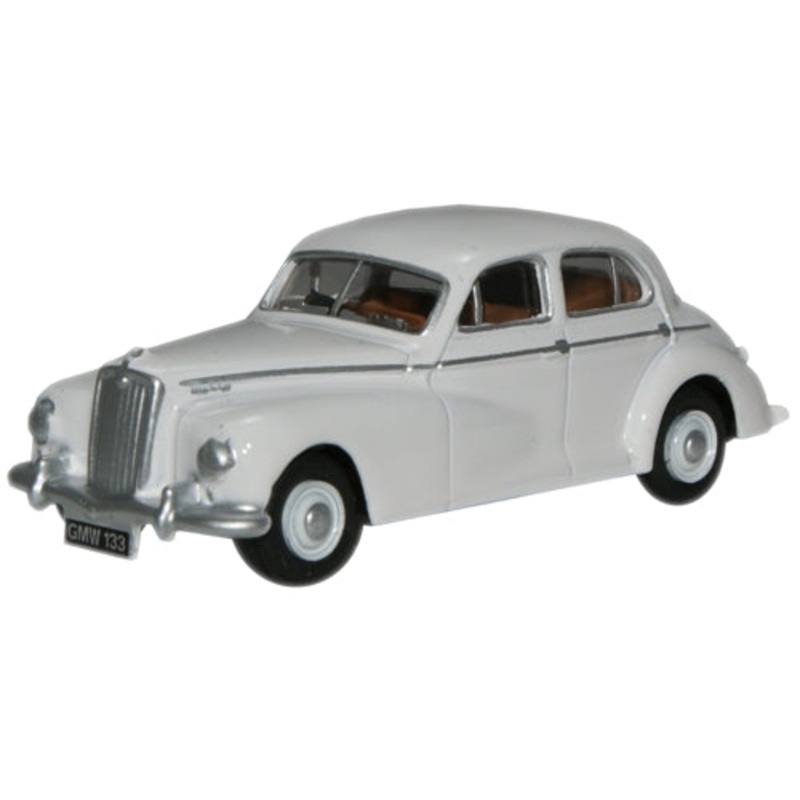 White Wolseley 6/80 - 1:76 Scale
