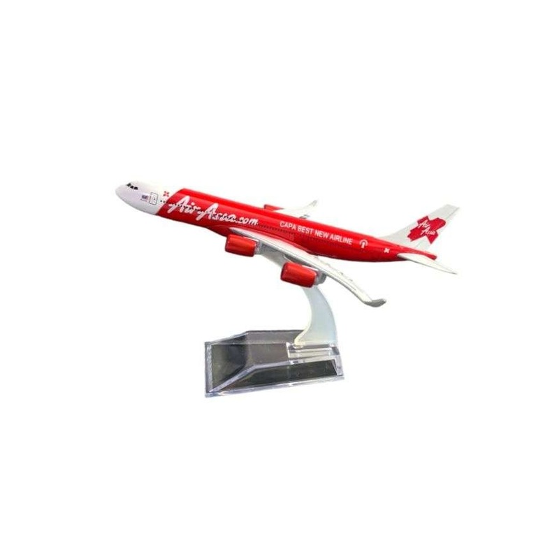 Diecast Airplane Aircraft Model Air Asia