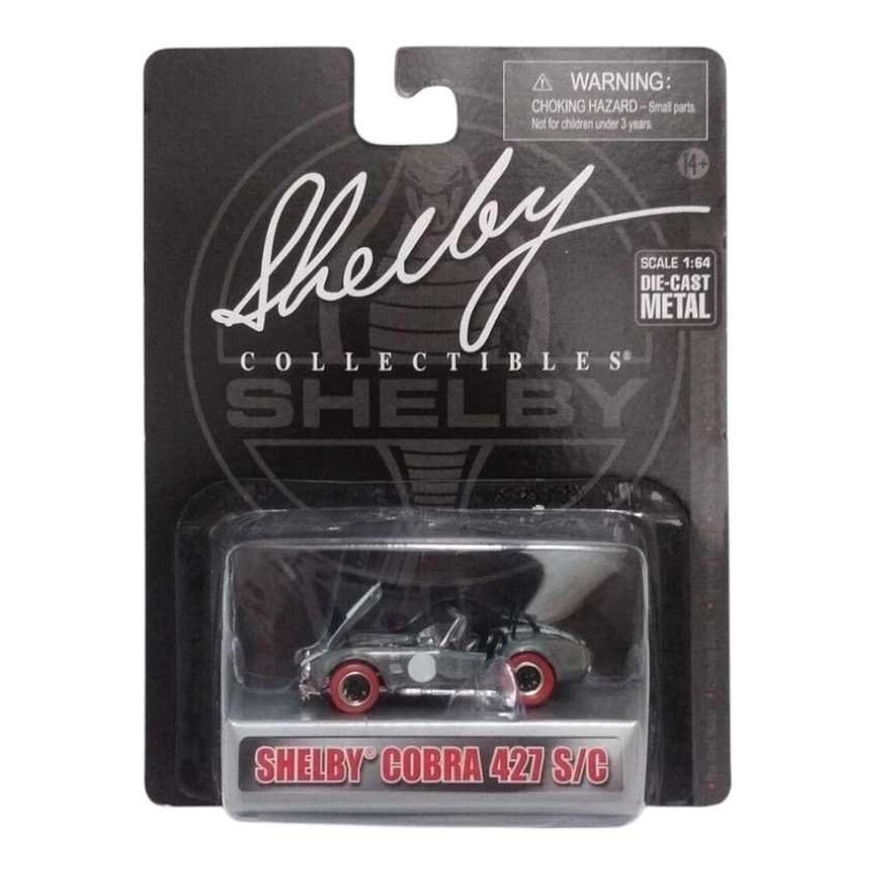 Exclusive die-cast metal Shelby cobra 427 s/c (blister little damage car mint condition)