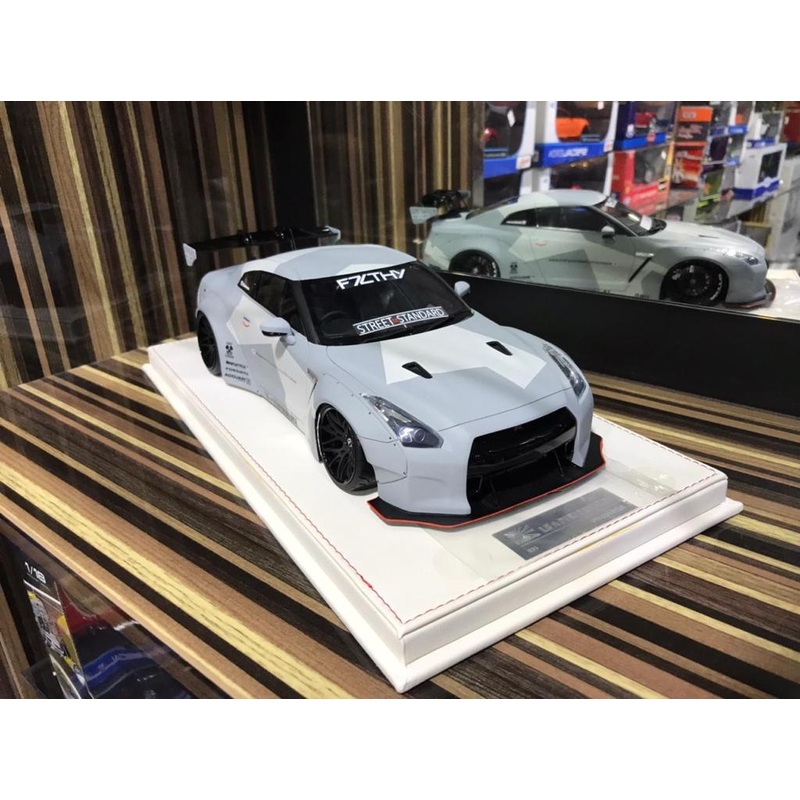 Nissan GT-R R35 Liberty Walk Navy Grey One Model
