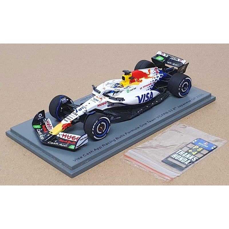 Spark 1/43 Scale S9574 - F1 Racing Bulls VCARB 02 #6 Japanese GP 2025 Hadjar