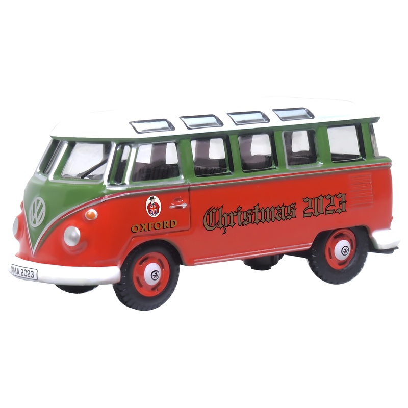 VW Split Screen Samba Bus Xmas 2023 1:76 scale