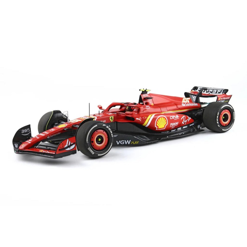 BBR Ferrari F1 SF-24 Team Scuderia #55 Winner Australia GP 2024 (Sainz) Red 1:18