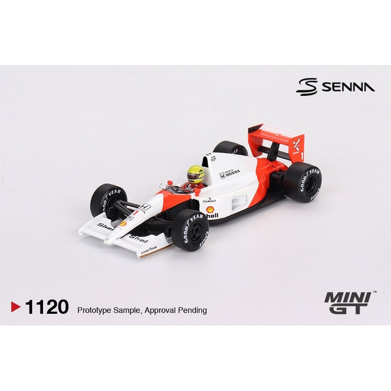 [ETA:  Feb 2026 ] Mini GT 1/64 McLaren MP4/6 #1 Ayrton Senna 1991 Japanese Grand Prix  2nd Place
