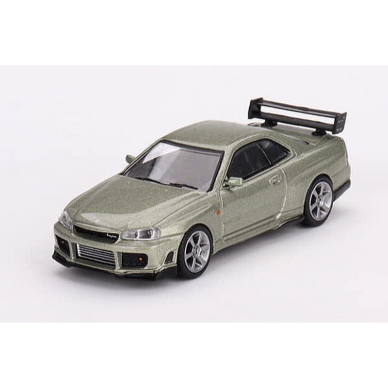 Mini GT 1/64 Nissan Skyline GT-R (R34)Tommykaira R-Z Millenium  Jade ****in clamshell blisters***