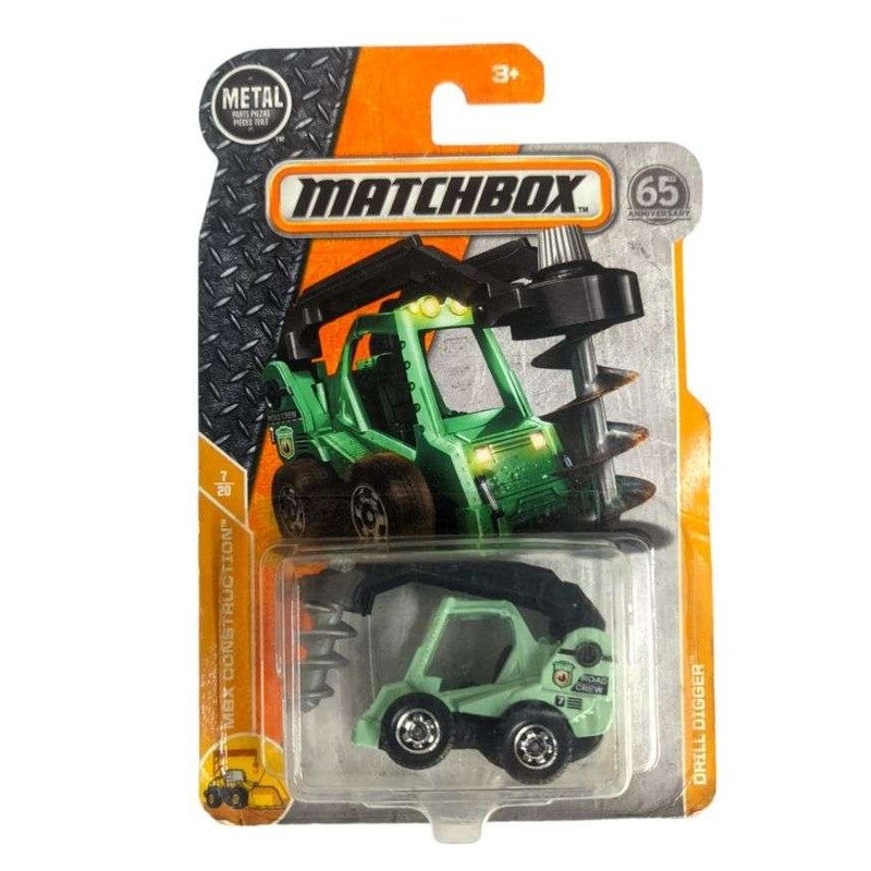 Matchbox MBX Construction Drill Digger