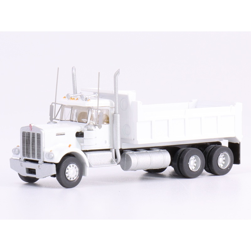 Truck construction sites tipper Kenworth W900 white