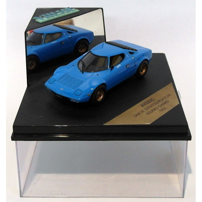 Vitesse Models 1/43 Scale Diecast V080C - 1974 Lancia Stratos Azurro Chiaro Blue