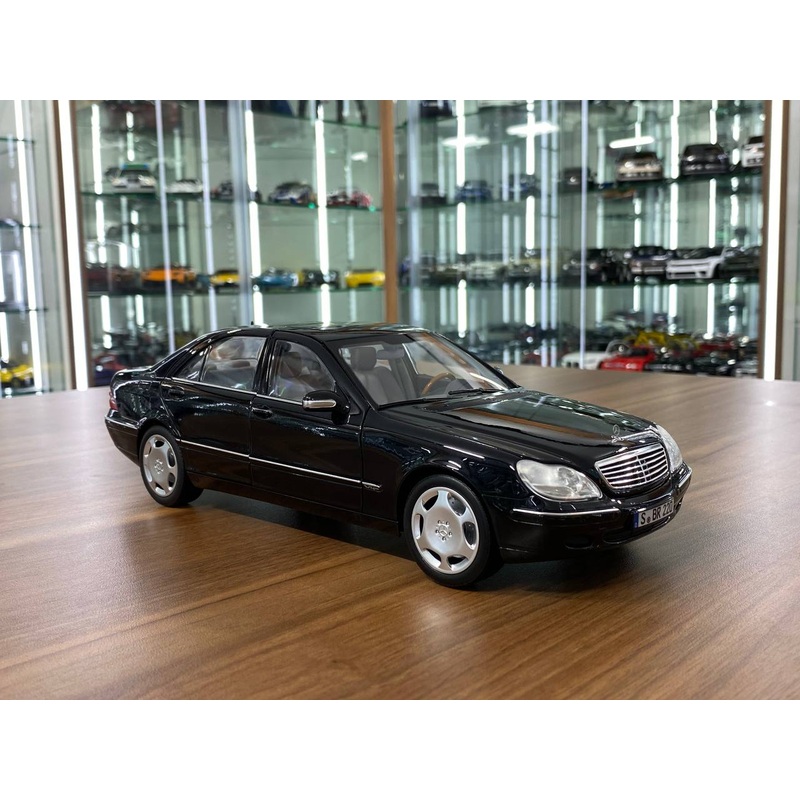 1/18 Diecast Mercedes-Benz S600 Black Norev Scale Model Car