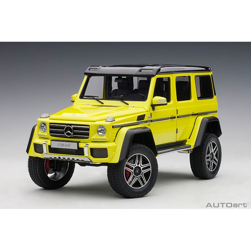 AUTOart Mercedes-Benz G500 4x4 2 G-Class Electric Beam Yellow 1:18