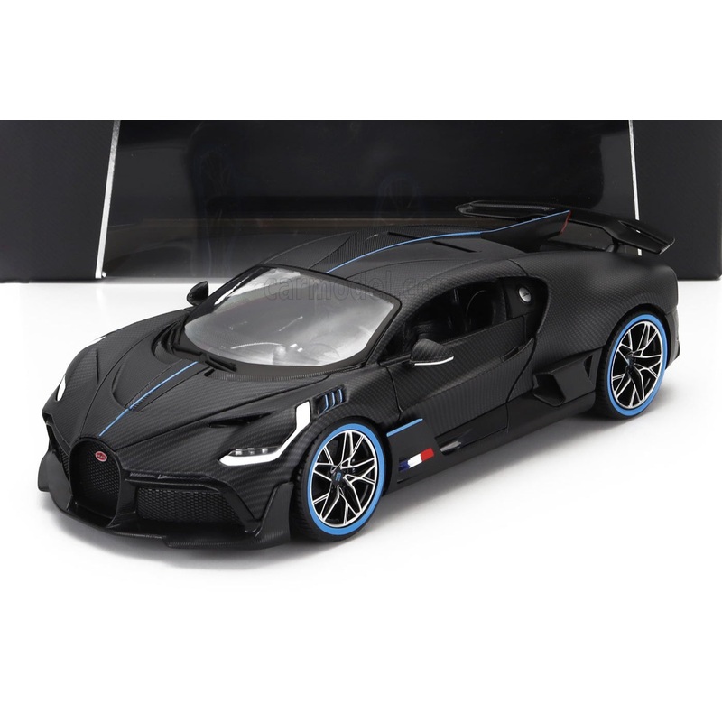 Bburago 2018 Bugatti Divo 50th Anniversary Full Carbon 1:18