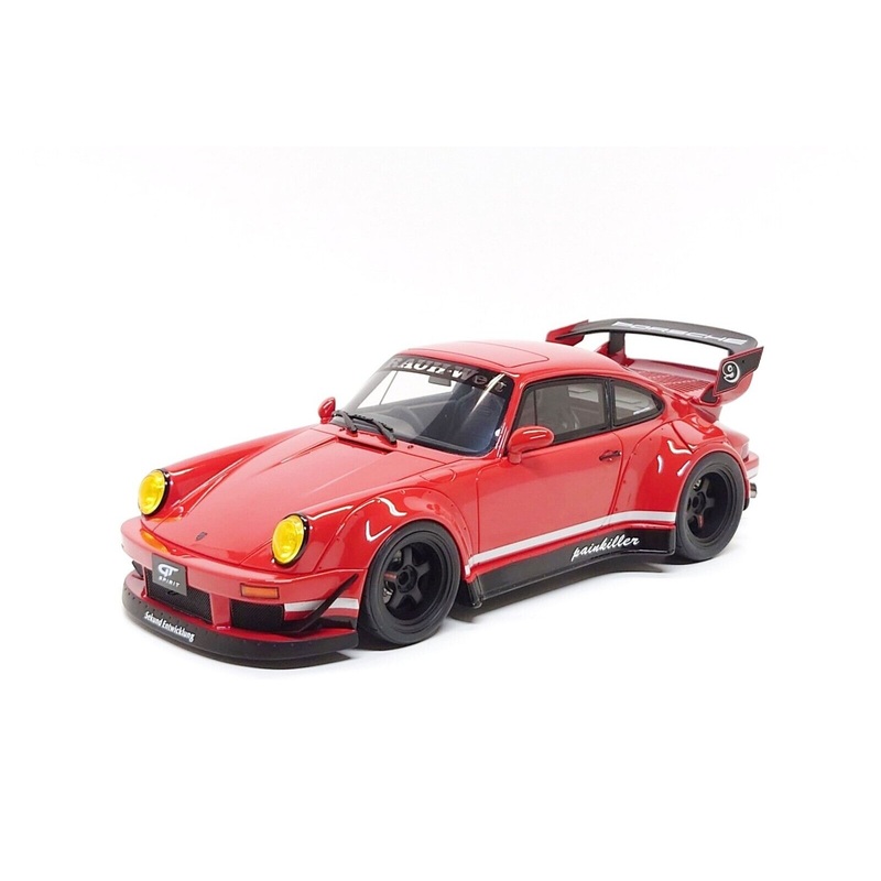 GT Spirit 2023 Porsche 911 964 RWB Painkiller Indian Red 1:18 Resin