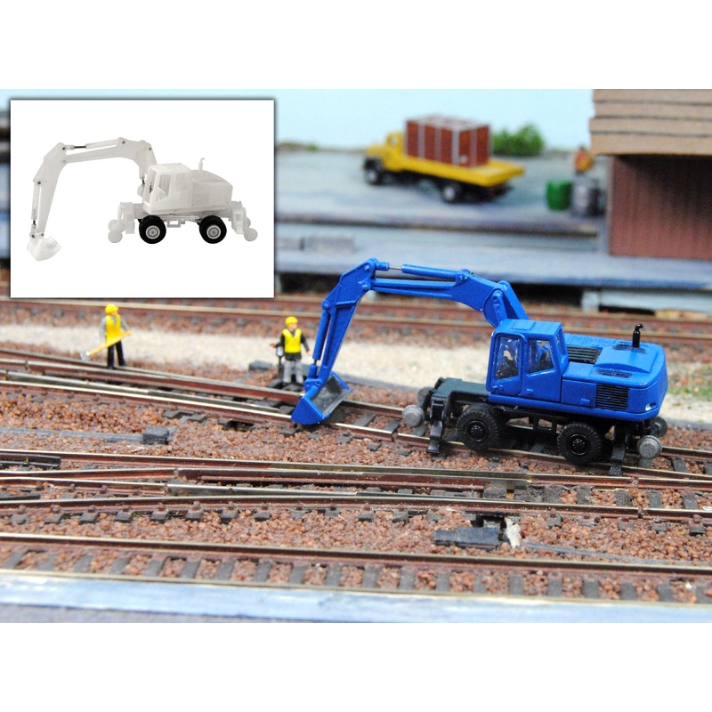 Atlas excavator track construction