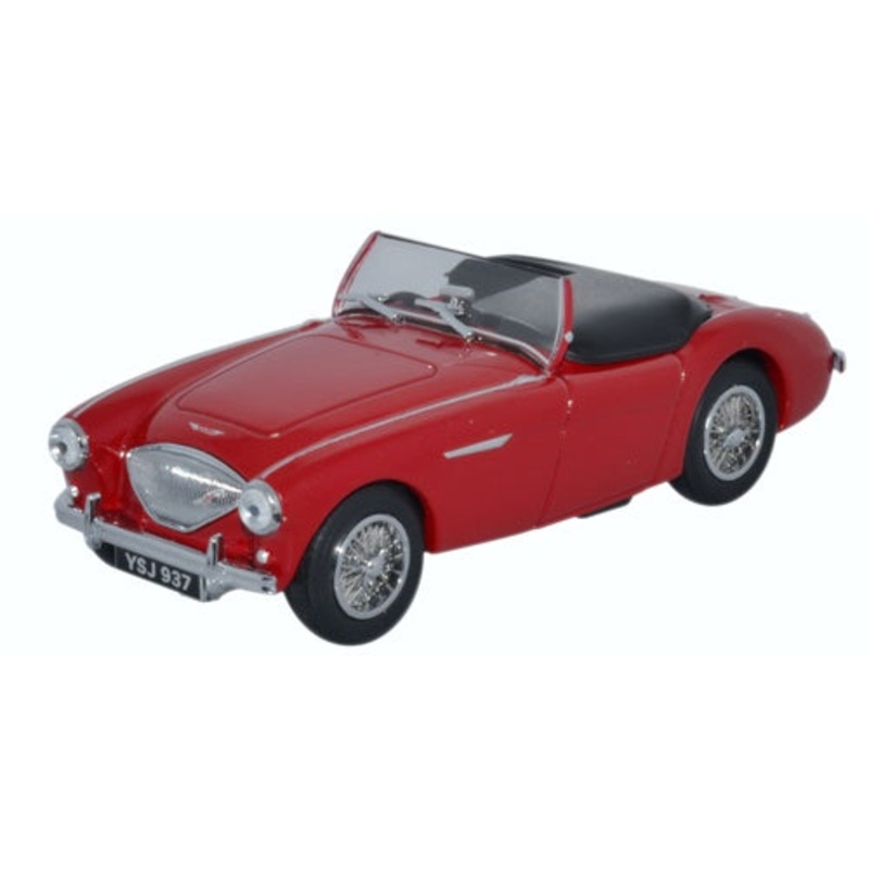 Austin Healey 100 BN1 Roof Down Carmine Red