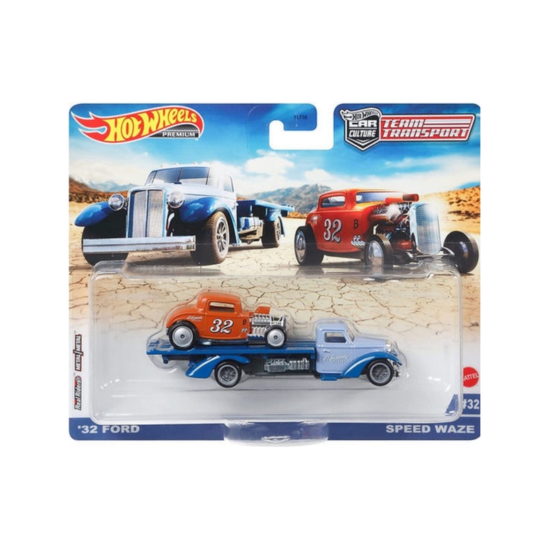 EXCLUSIVE Hot Wheels Team Transport 32 Ford Speed Waze
