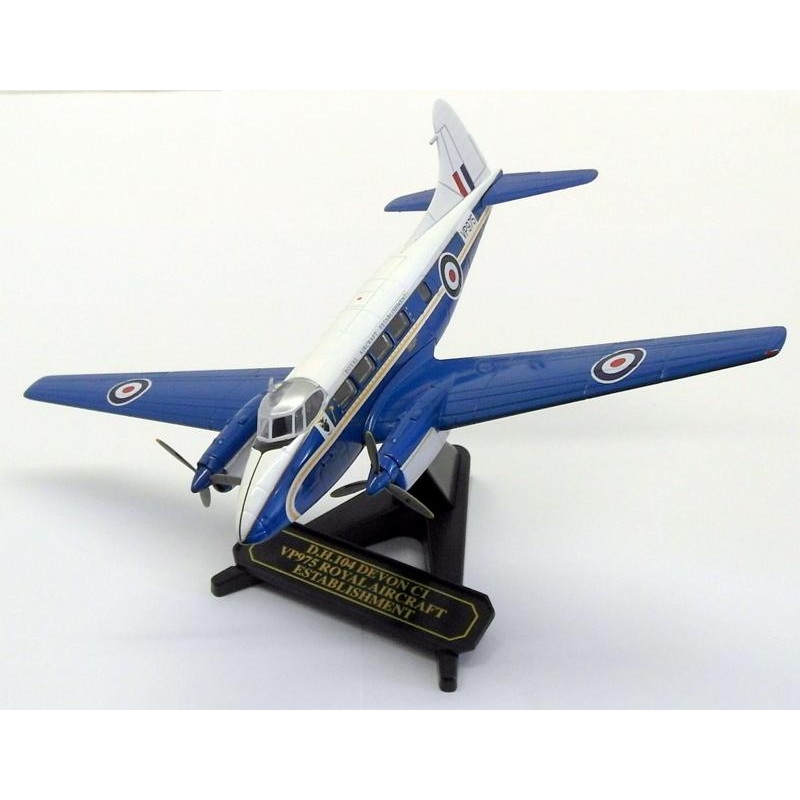 Oxford Diecast 1/72 Scale 72DV003 - DH104 Devon VP975 Royal Aircraft Est.