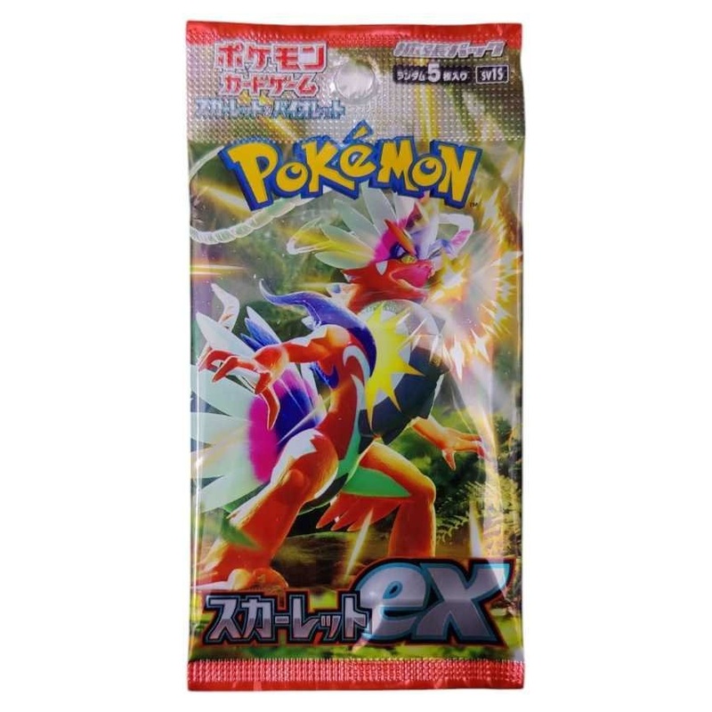 Pokemon scarlet ex Japanese (includes 5 cards)