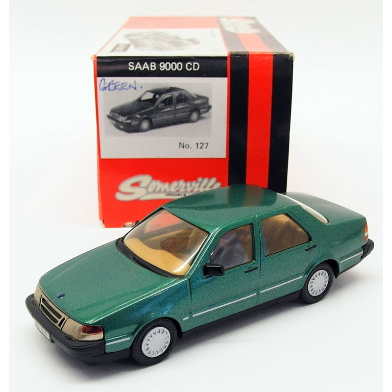 Somerville Models 1/43 Scale Model Car 127 - Saab 9000 CD - Green