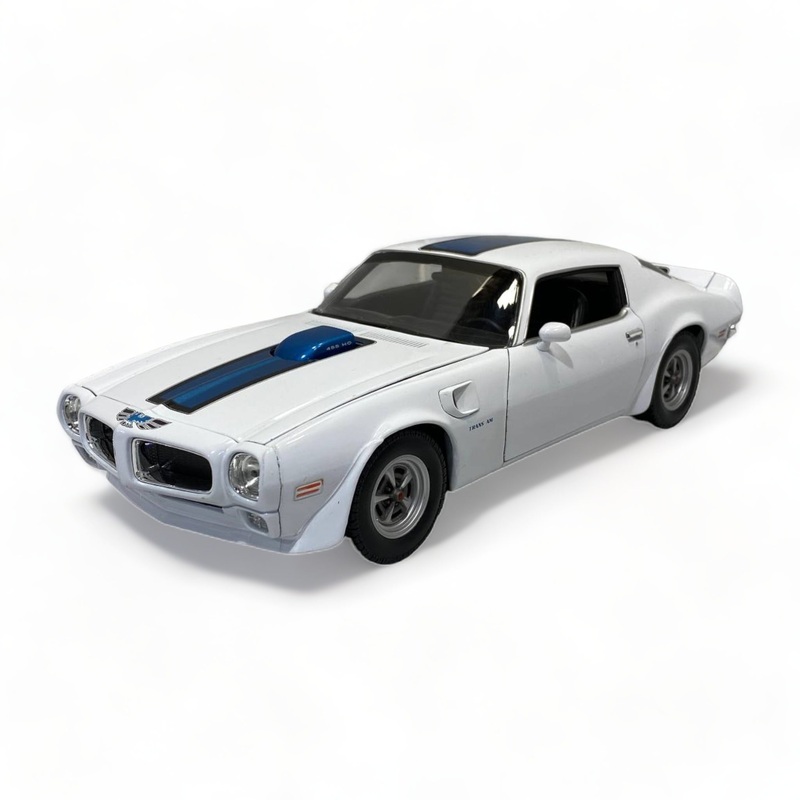 Welly Pontiac TRANS AM FIREBIRD WHITE 1972  Model Car