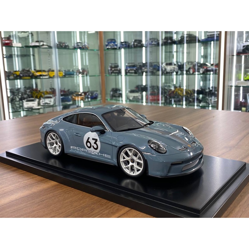 1/18 Resin Model - Porsche 911 T/S Blue by Spark Models