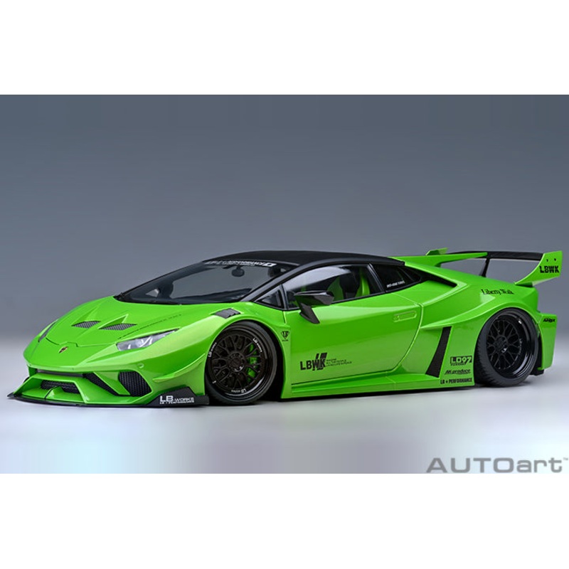AUTOart Lamborghini Huracan GT Liberty Walk LB Silhouette Works Pearl Green 1:18
