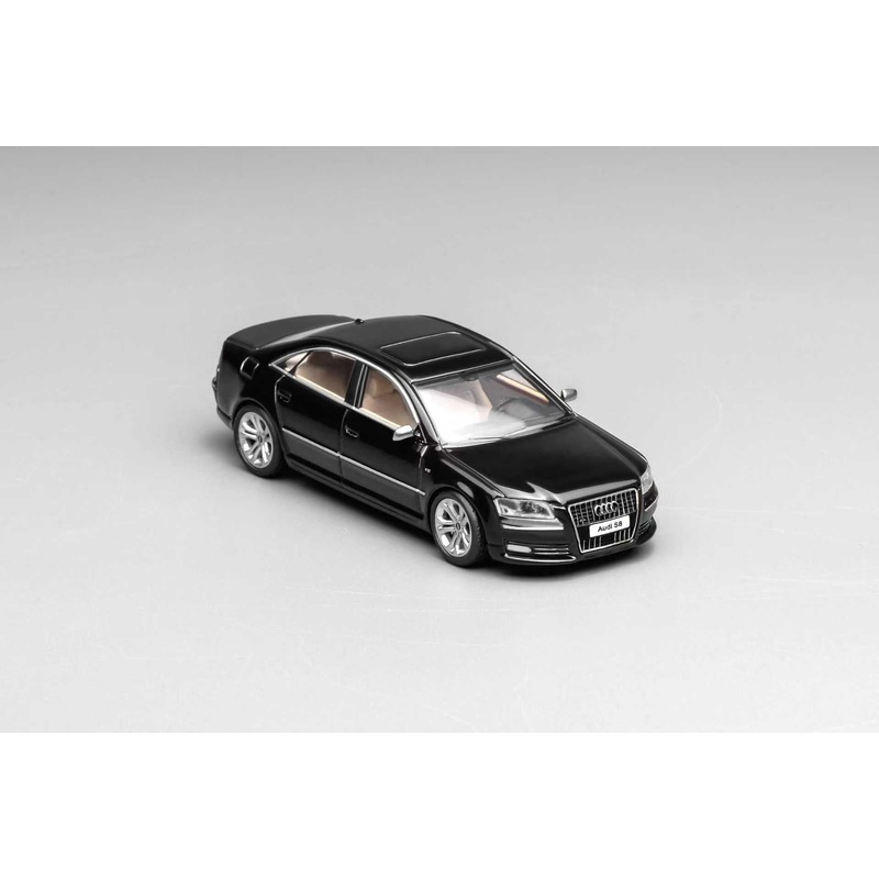 [ETA:  Apr 2026 ] Motorhelix 1/64 Audi S8 Mk2 D3 Aurora Brilliant Black