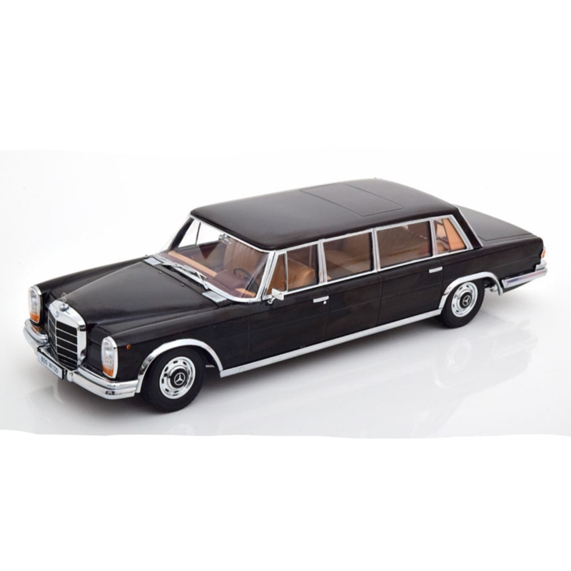 KK Scale 1964 Mercedes-Benz S-Class 600 Pullman LWB (W100) Limo Black 1:18
