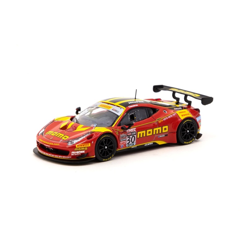 Tarmac Works x ixo 1/64 Ferrari 458 Italia GT3 Pirelli World Challenge 2015 H. Cisneros