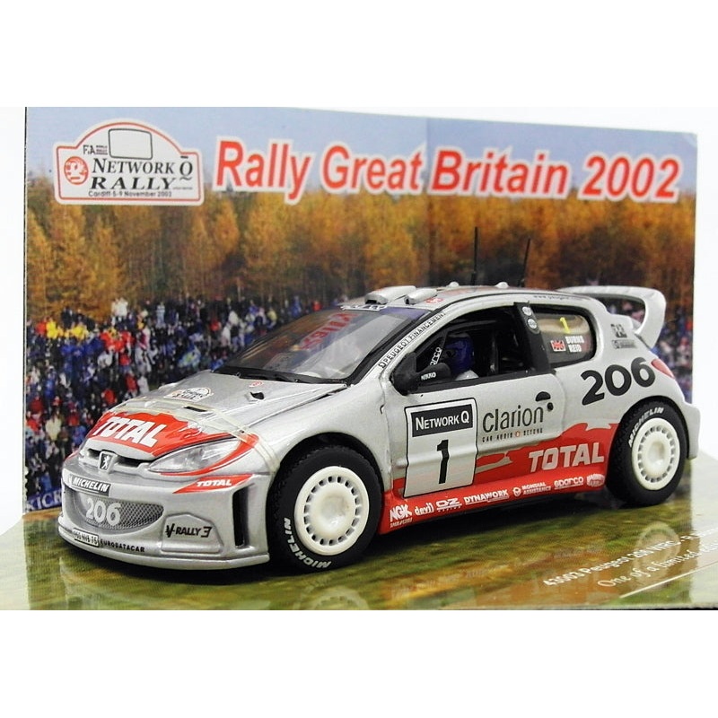 Vitesse 1/43 Scale 43003 - Peugeot 206 WRC Rally Of Great Britain 2002