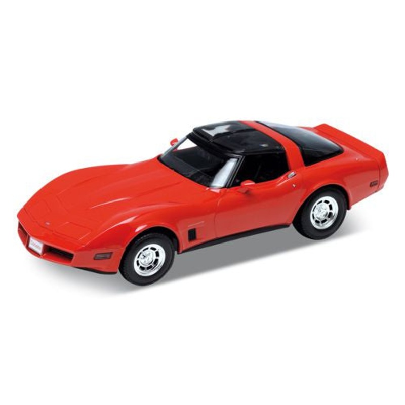 Welly Chevrolet Corvette 1982 Red - 1:18 Scale