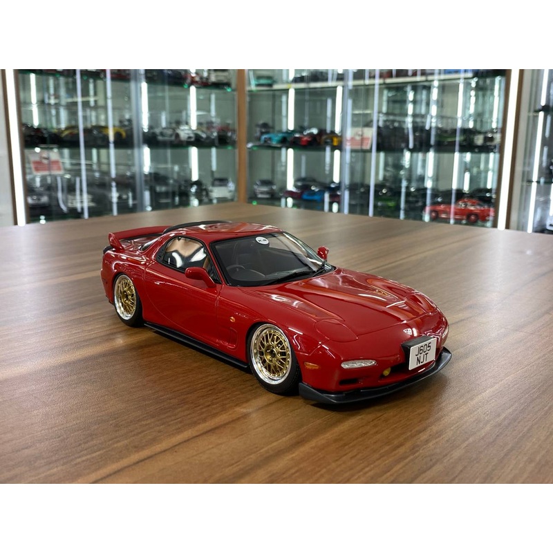 1/18 Resin Model OttO Mobile Mazda RX7 FD Khyzyl Saleem  Red  Limited 3000 pcs