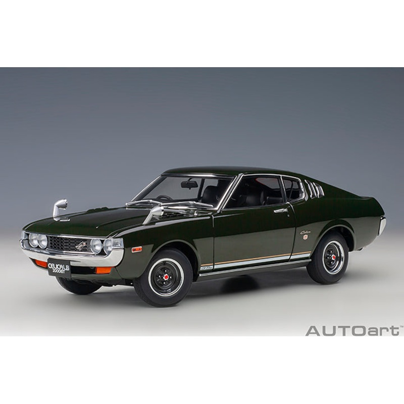 AUTOart 1973 Toyota Celica Liftback 2000GT (RA25) Moss Green 1:18