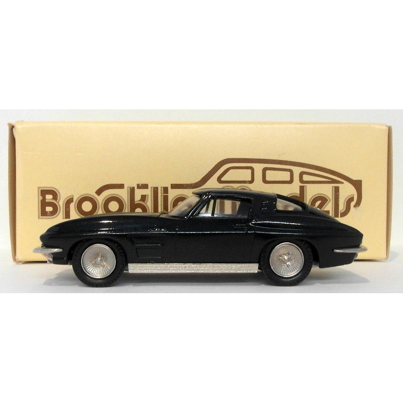Brooklin 1/43 Scale BRK21 001A  - 1963 Chevrolet Corvette Stingray Met Dk Blue