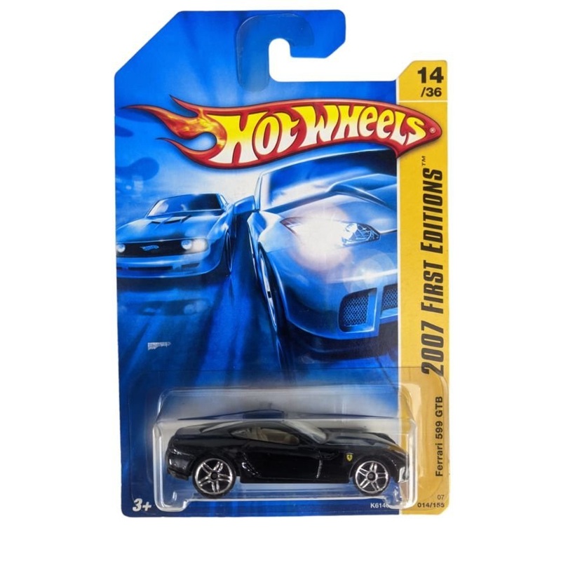 EXCLUSIVE Hotwheels 2007 First Edition Ferrari 599 GTB