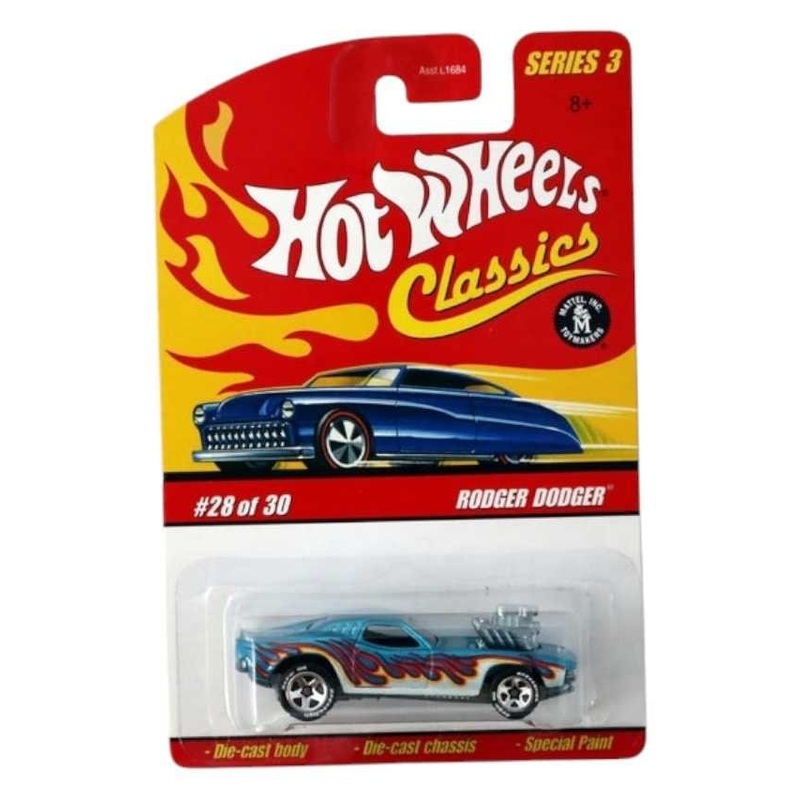 Exclusive Hotwheels Classic Rodger Dodger Die-cast Chassis