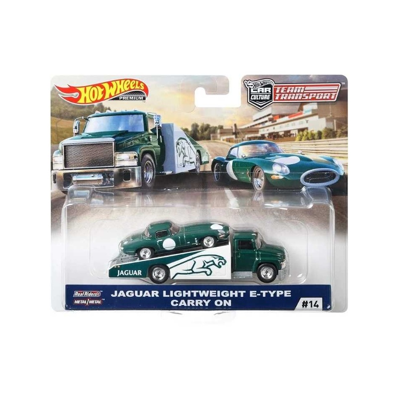 EXCLUSIVE Hotwheels Team Transport Jaguar Lightweight E-Type Carry on #14