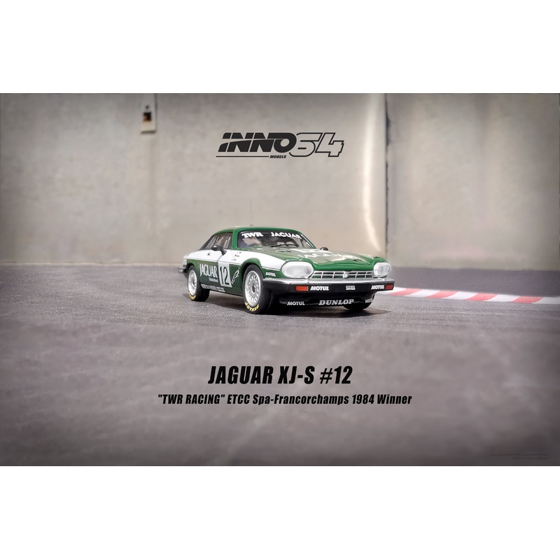 Inno64 1/64 JAGUAR XJ-S #12 TWR RACING ETCC Spa-Francorchamps 1984 WinnerHeyer / Percy